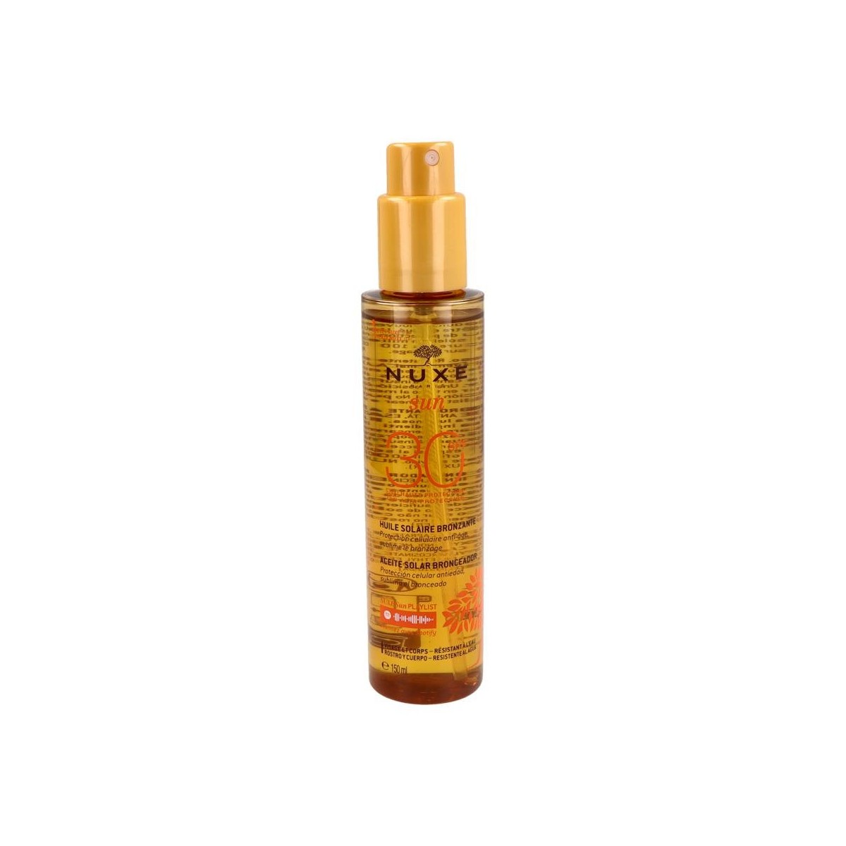 Nuxe Sun Aceite Facial-Corporal Spf30 Spray 150 Ml