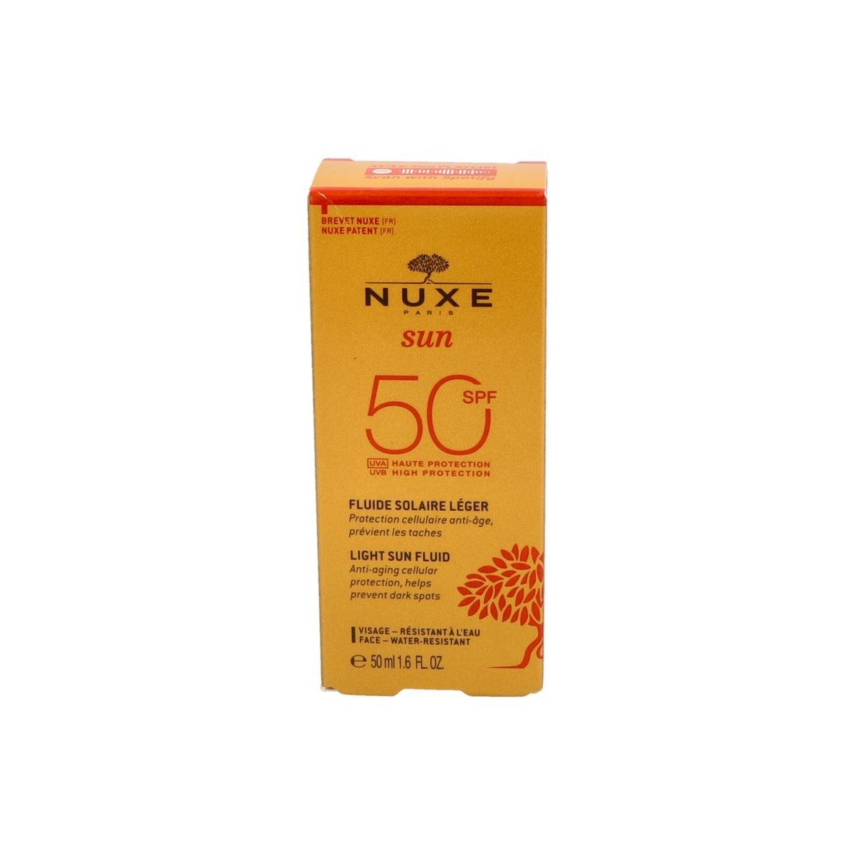 Nuxe Sun Fluido Ligero Alta Proteccion Spf50 50 Ml
