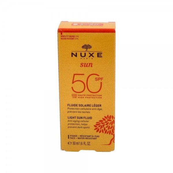 Nuxe Sun Fluido Ligero Alta Proteccion Spf50 50 Ml