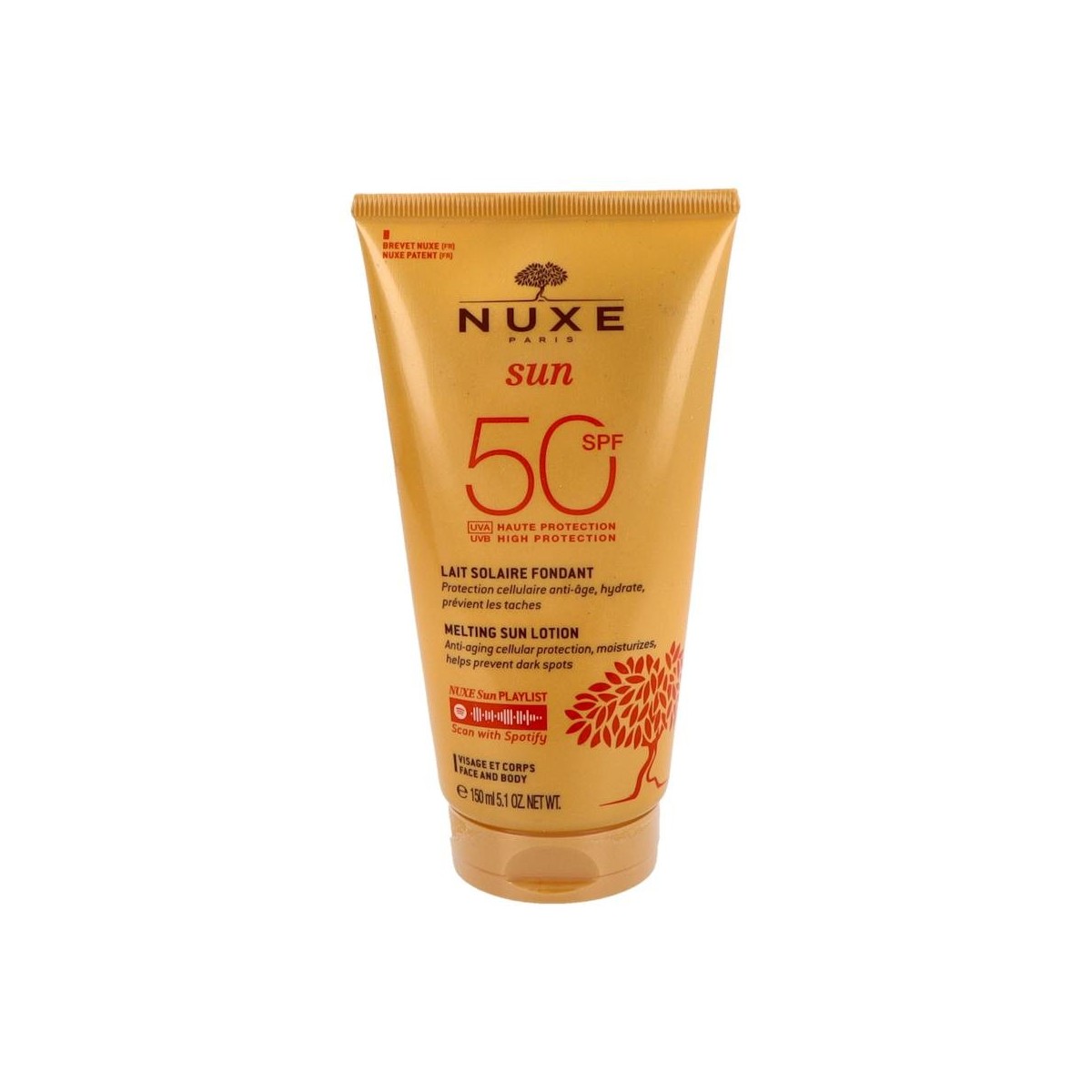 Nuxe Sun Leche Fundente Rostro-Cuerpo Spf50 150 Ml