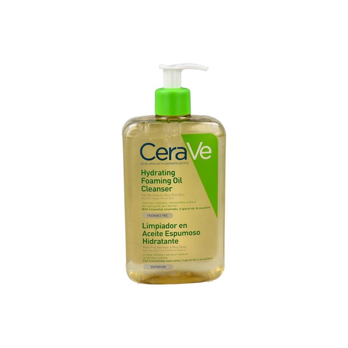 Cerave Limpiador Aceite Espumoso Hidratante 473 Ml