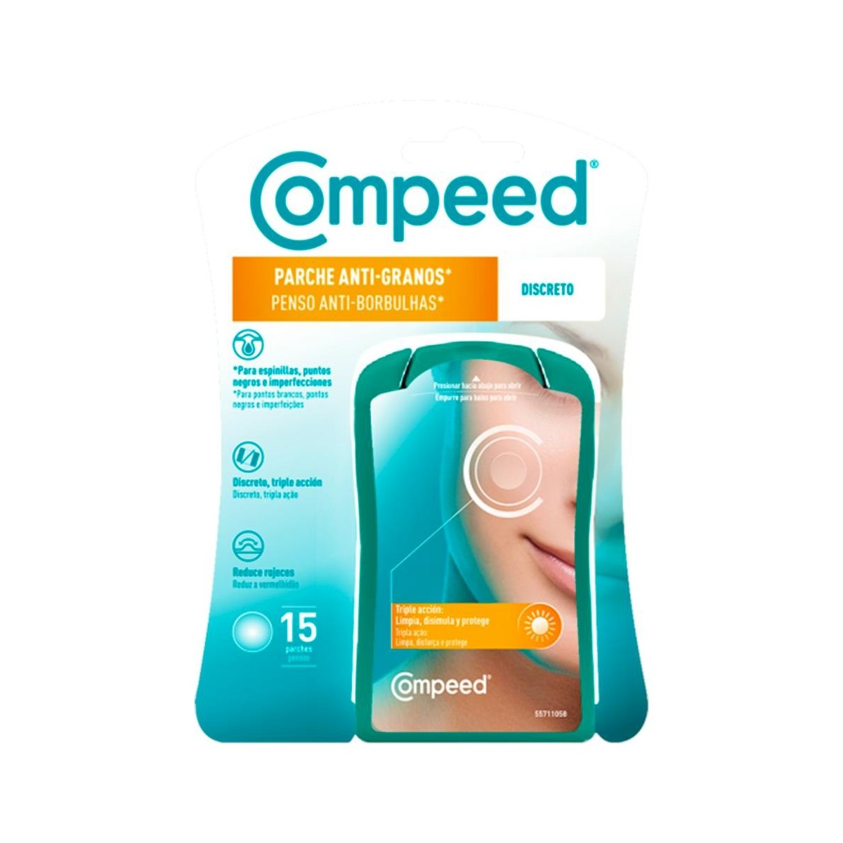COMPEED (CAJA 6uds) ANTIGRANOS DISCR 15