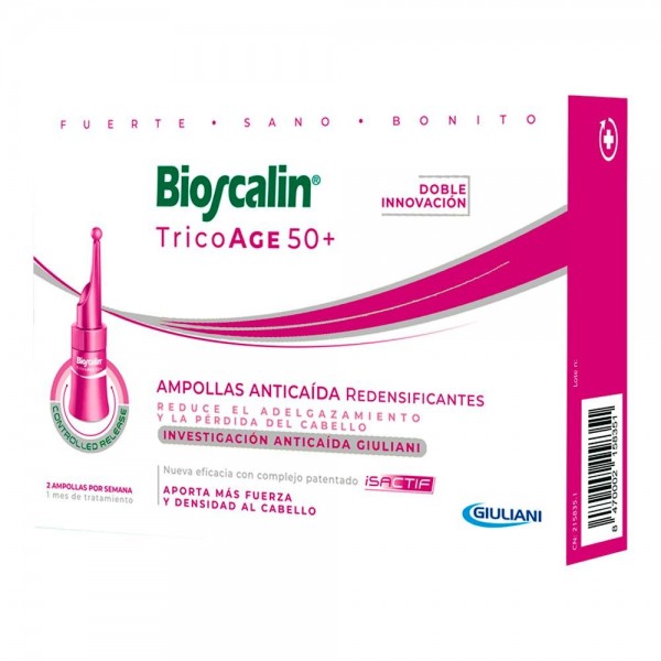 Bioscalin Tricoage 50+ 8 Ampollas Boiron