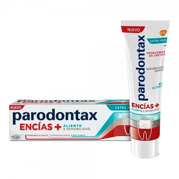 Parodontax Encias + Aliento Sensibilidad Blanqueante 75 Ml