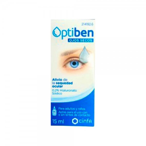 Optiben Ojos Secos Gotas 15Ml