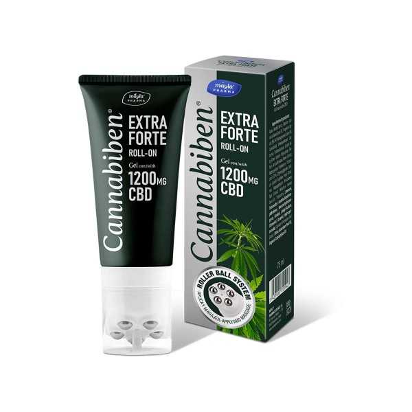 CANNABIBEN EXTRA FORTE GEL 1 ROLL ON 75 ML