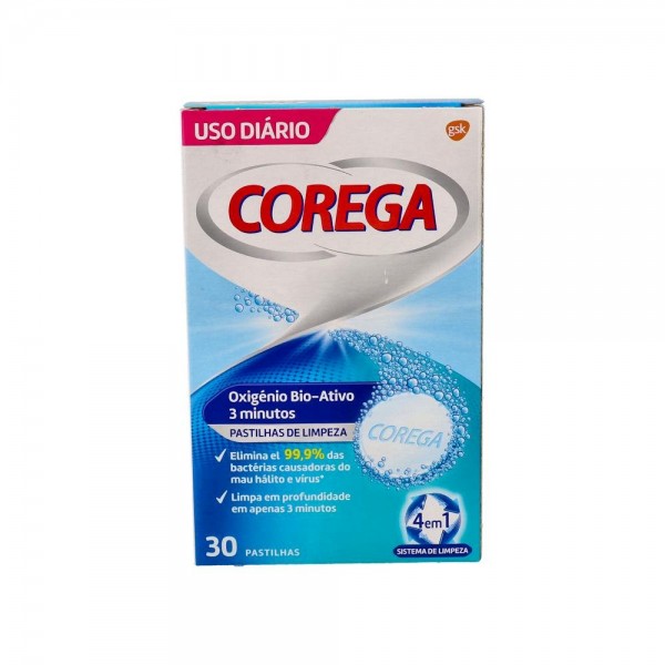 Corega Oxigeno Activo 30 Tabs