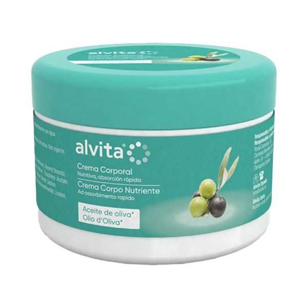 ALVITA CREMA CORPORAL CON ACEITE DE OLIVA 300 ML