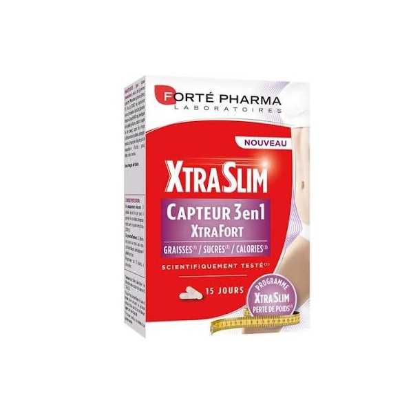 XTRA SLIM CAPTADOR 3en/em1 EXTRA GRASAS/AZÚCARES/CALORÍAS 15 DÍAS