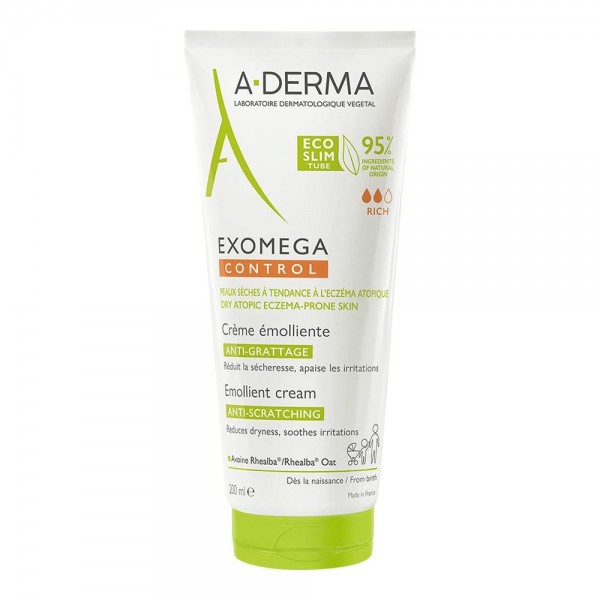A-Derma Exomega Control Crema emoliente antiirritación 200ml