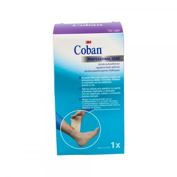 Venda Coban Elast Cohesiva Car 4,5X10