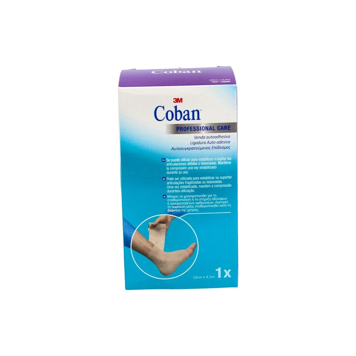 Venda Coban Elast Cohesiva Car 4,5X10