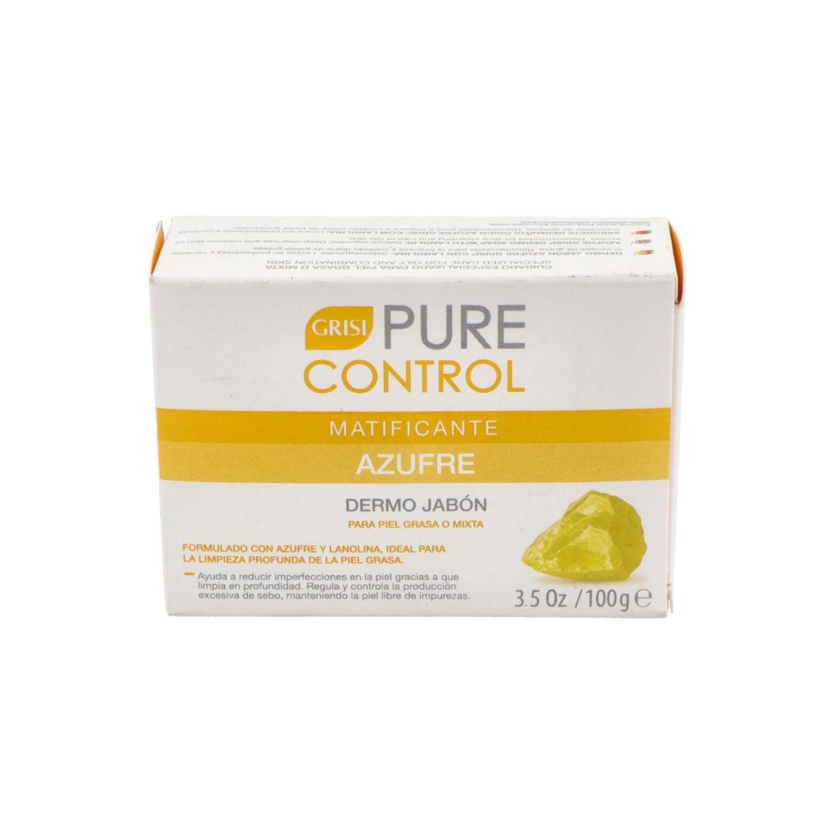 Jabon Grisi Azufre 100 G Pastilla
