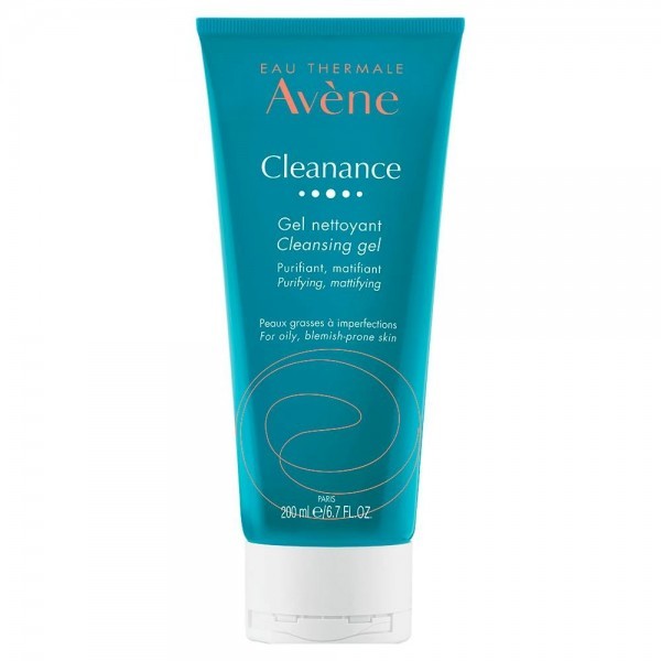 Avène Cleanance Gel limpiador purificante, matificante, anti brillos 200ml