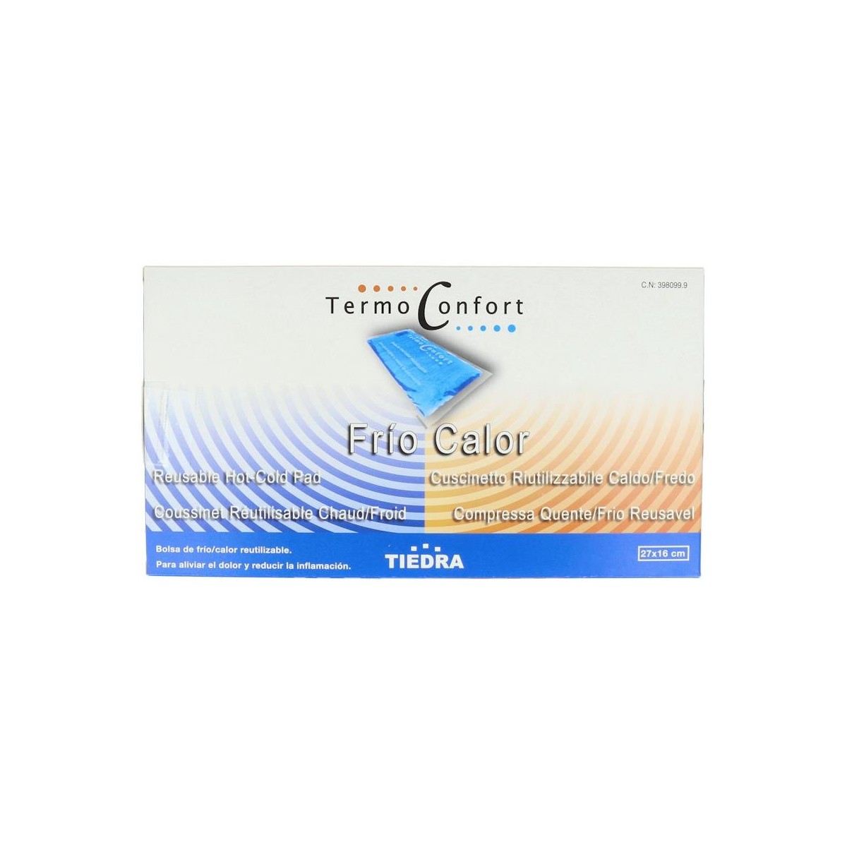 Bolsa Frio-Calor Termoconfort Reut 27X16 Cm 1 Un