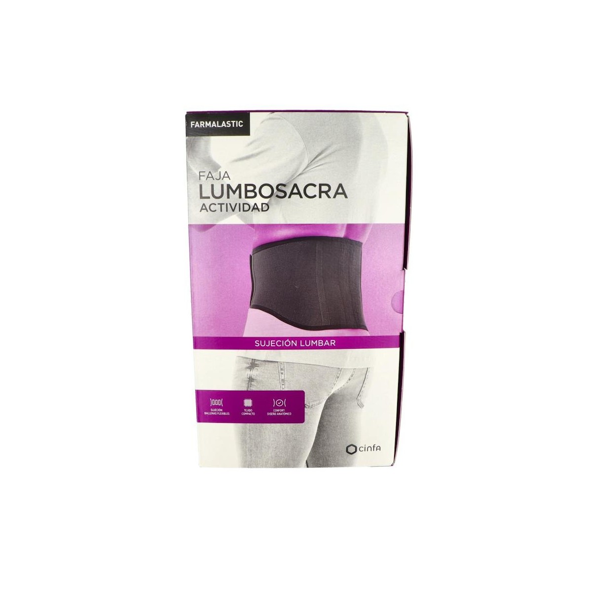 Faja Farmalastic Lumbar Velcro Refo T 1 70-90...