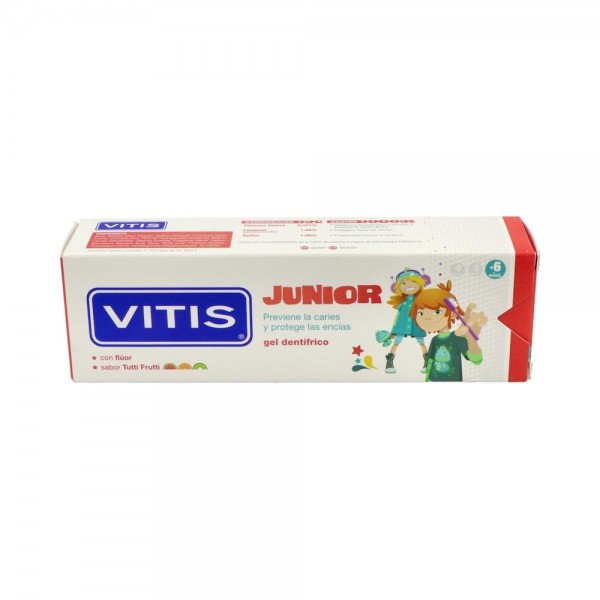 Vitis Gel Junior Tutti Fruti 75 Ml