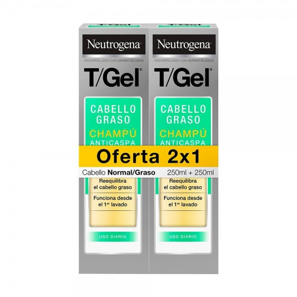Neutrogena Champú T/Gel Anticaspa de Uso Diario, para...
