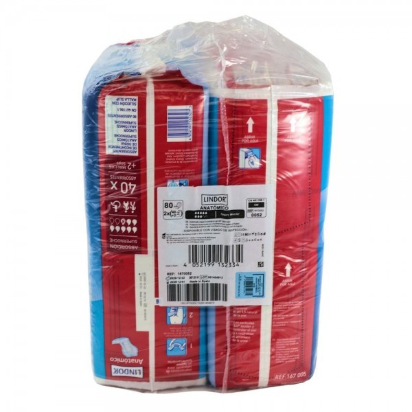 Pañal Inco Lindor Anatom S-Noc 80U