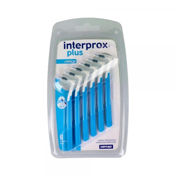 Cepillo Interdental Interprox Plus Conico Angu Azul 6 U