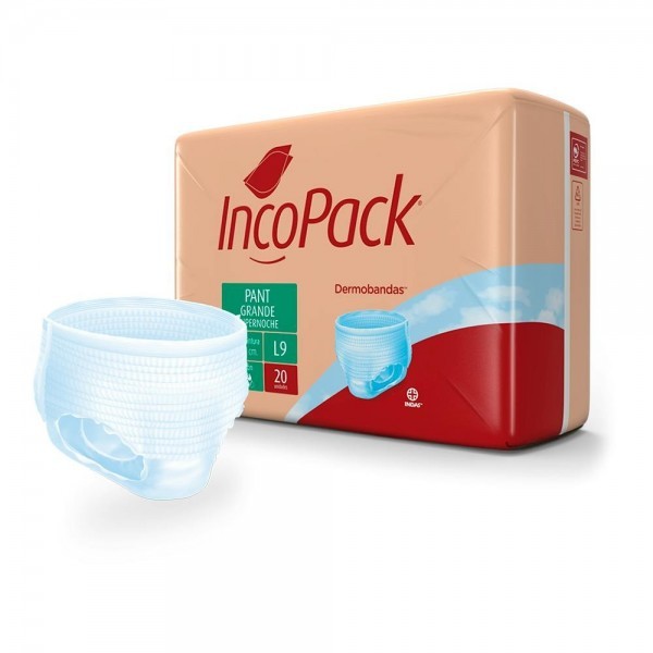 Incopack Pant Talla Grande Supernoche Caja 80 Absorbentes