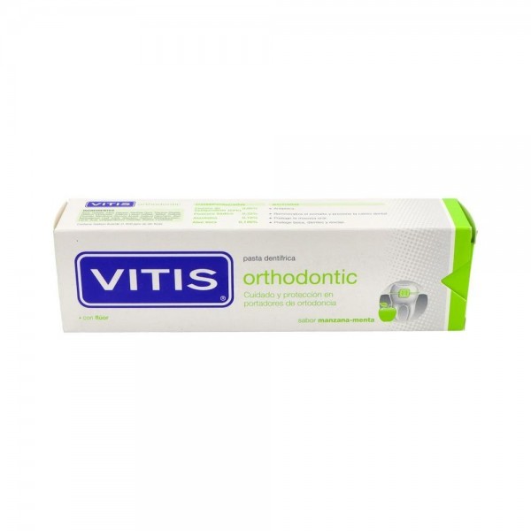 Vitis Orthodontic Pasta Dental Manzana/Menta 100 Ml