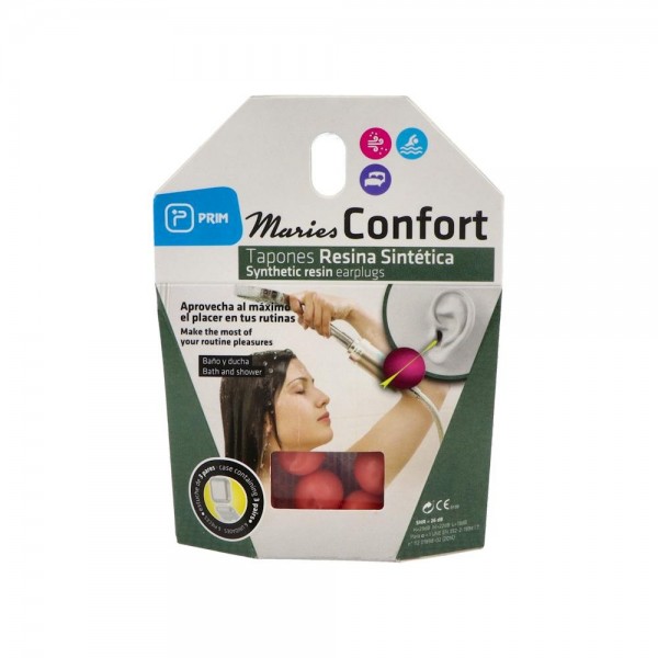 Tapon Oido Resina Maries Sintet Prim 6 Unid