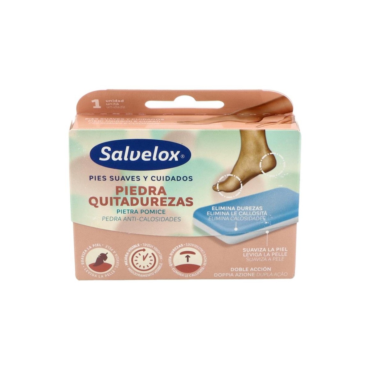 Salvelox Piedra Quitadurezas Doble Accion