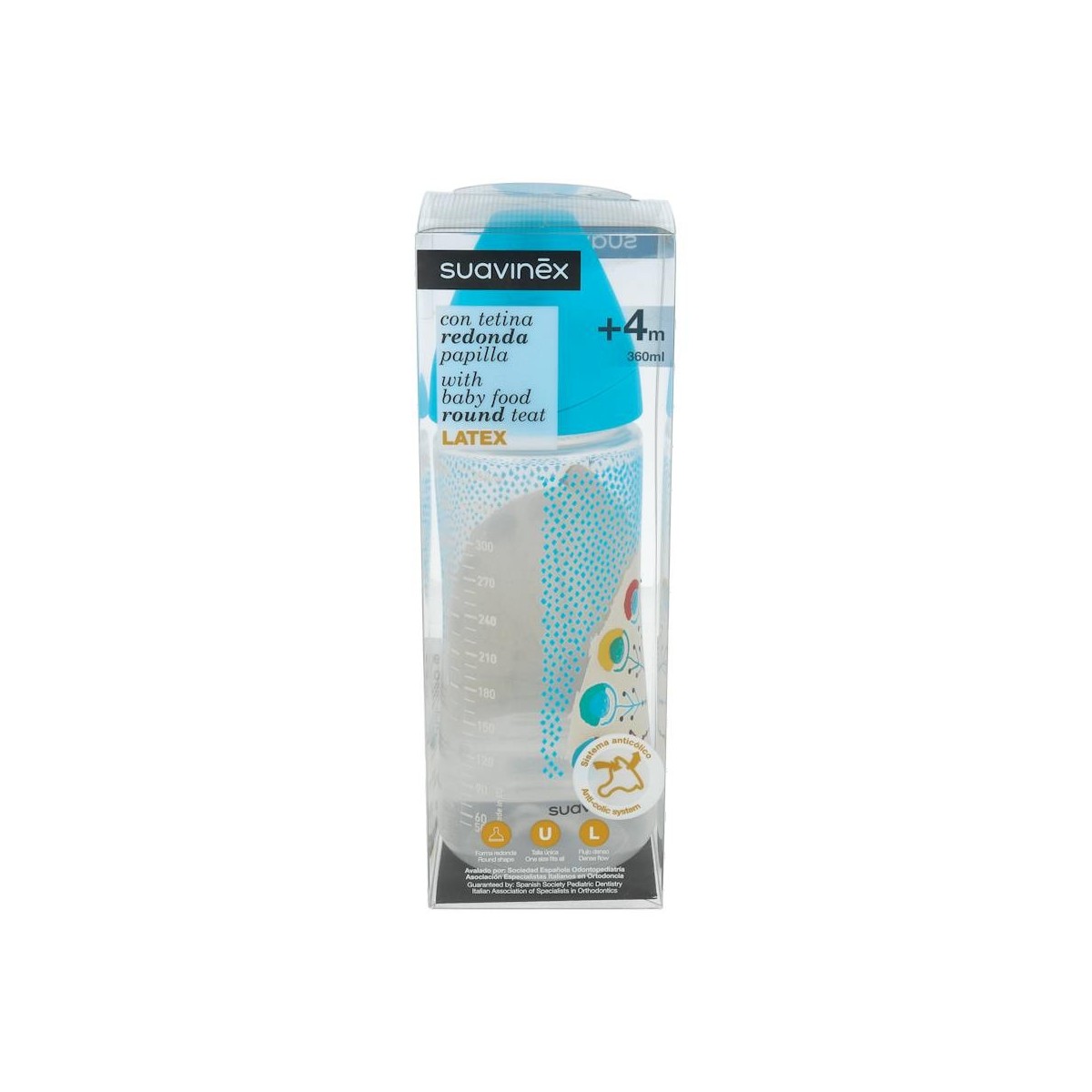 Biberon Suavinex Pp B-A Papi 360 Ml