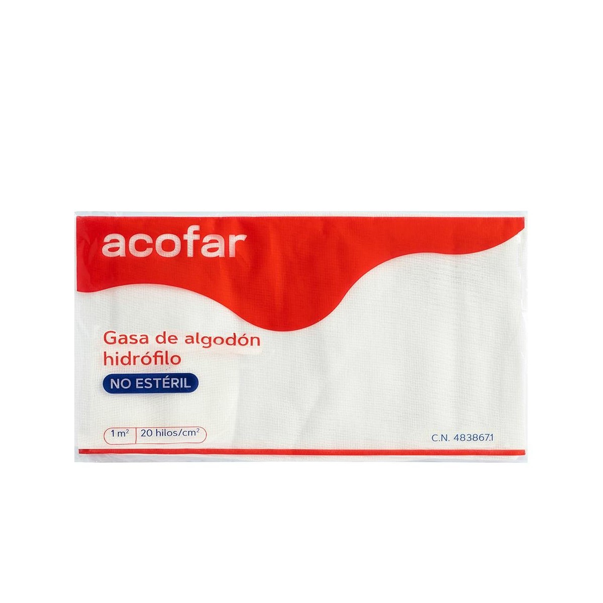 Acofar Gasa Algodón Hidrófilo No Estéril 1 M2