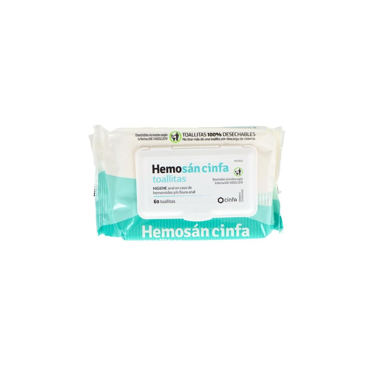 Hemosan Cinfa 60 Toallitas