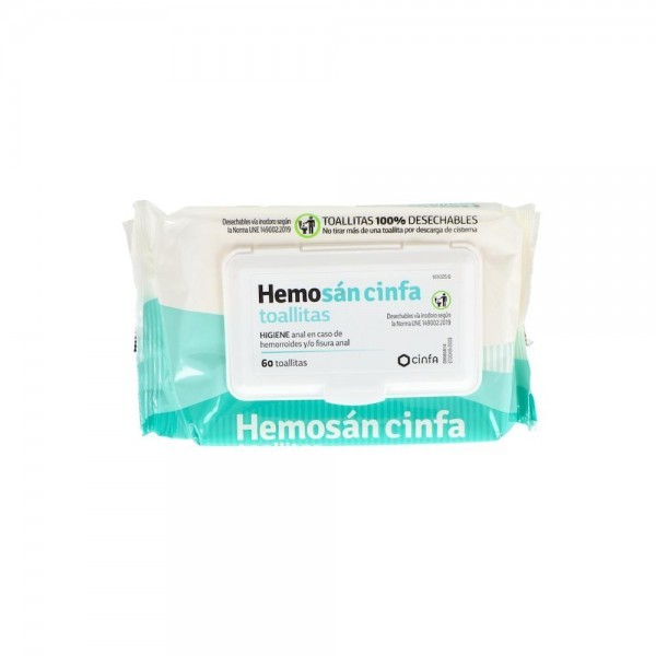 Hemosan Cinfa 60 Toallitas