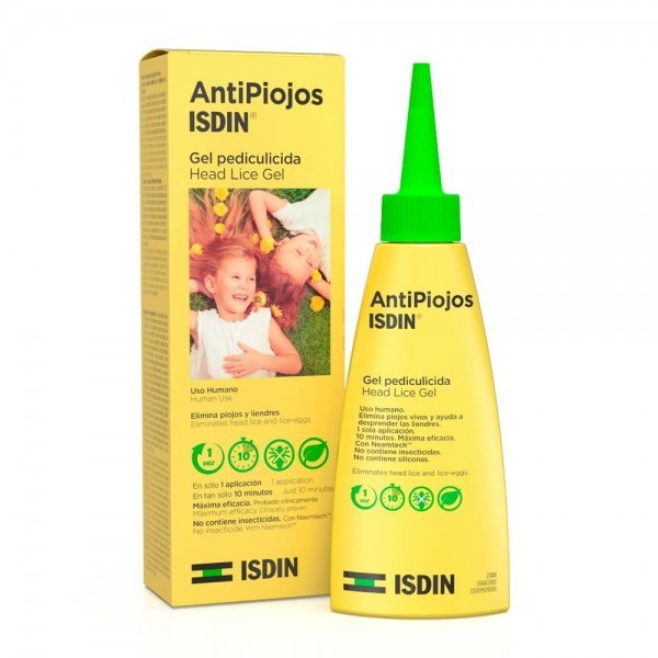 Antipiojos ISDIN Gel Pediculicida 100 ml · Elimina piojos y liendres en 10 min