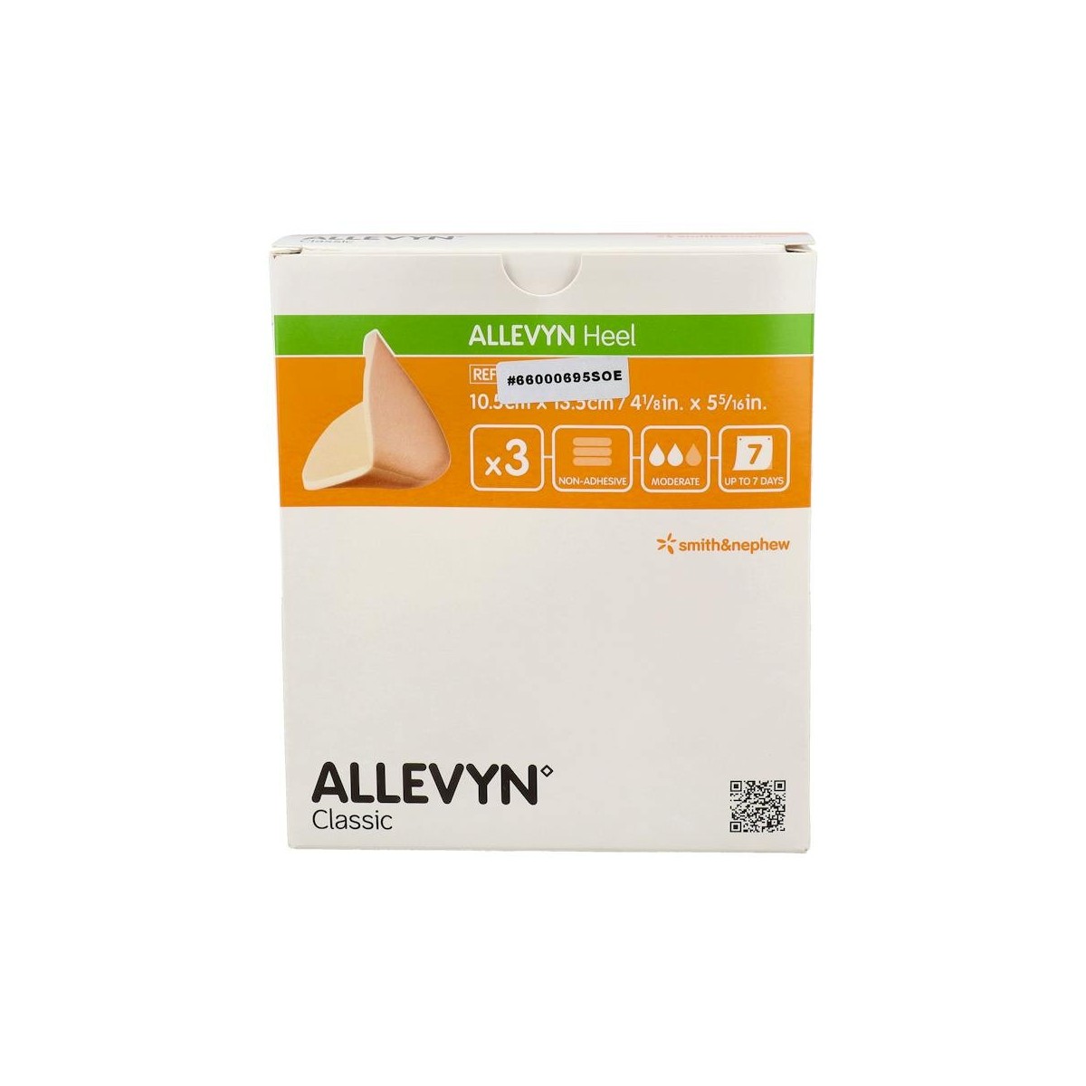 Aposito Allevyn Heel Talon 10X10Cm 3U