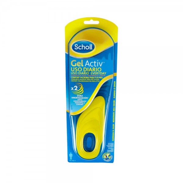 Scholl Gel Activ Plantillas Uso Diario Hombre