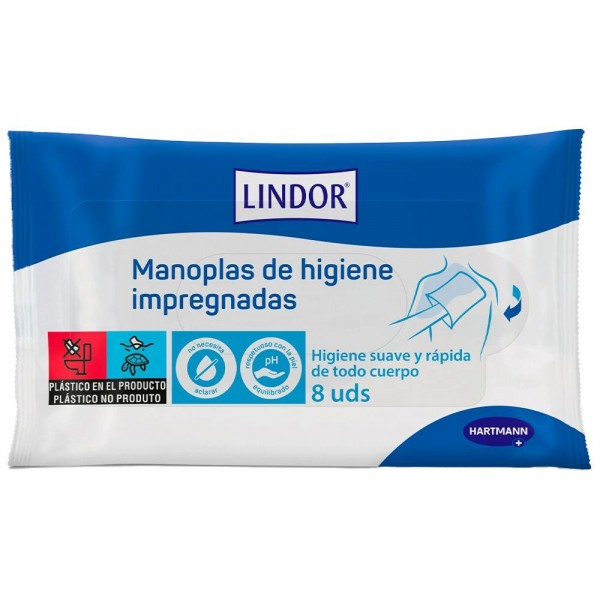 Lindor Manoplas dermo protectoras 8 uds
