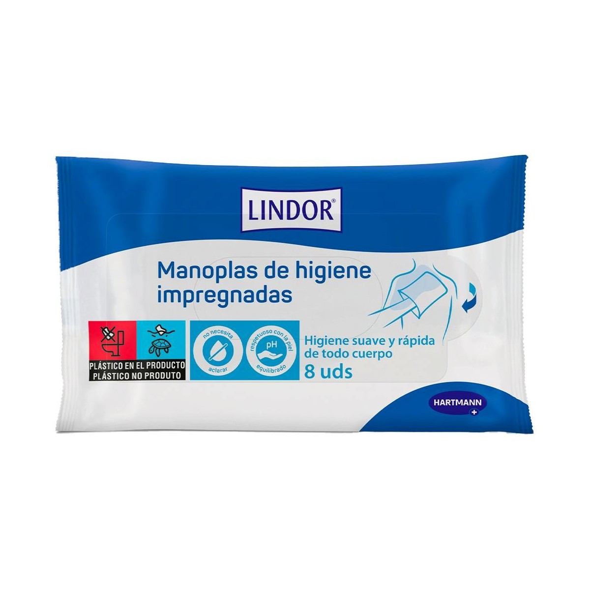 Lindor Manoplas dermo protectoras 8 uds
