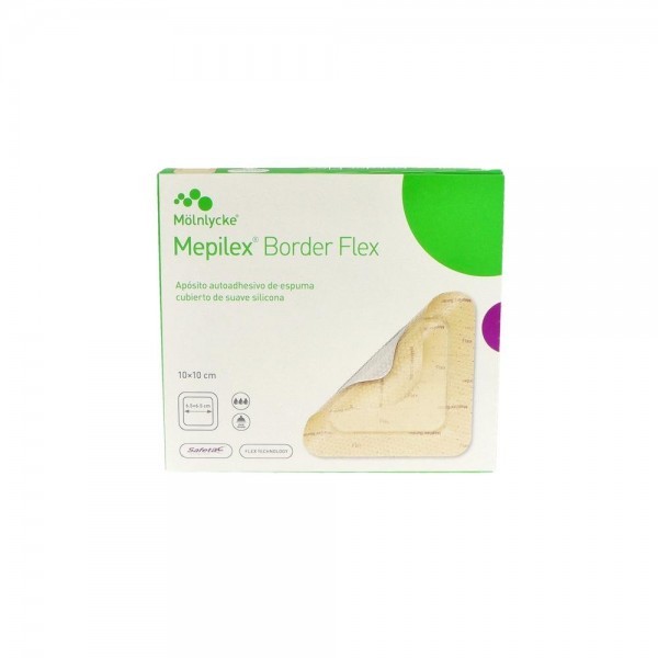 Mepilex Border Flex 10X10Cm 3 Unid
