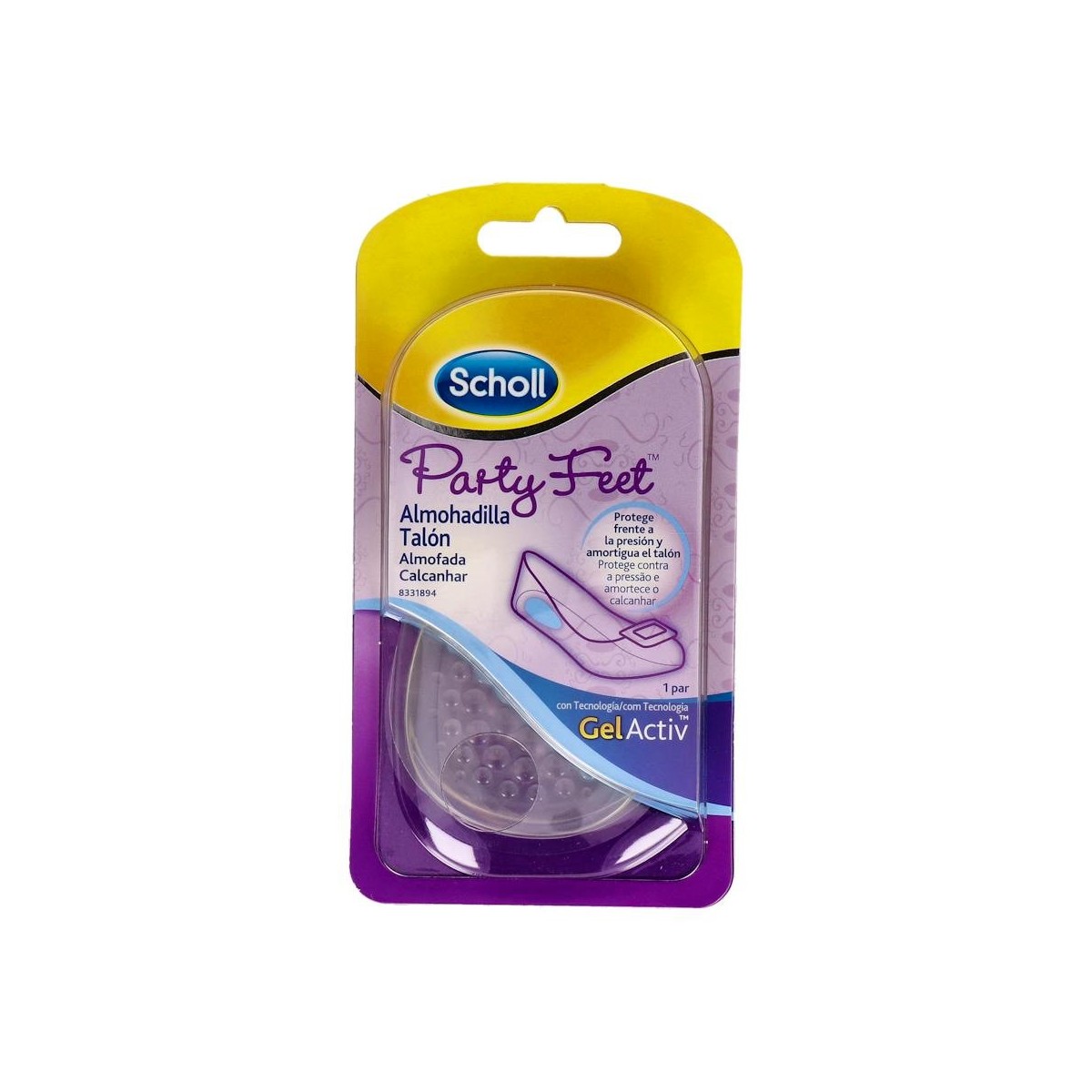 Almohadilla Scholl Party Feet Talon Gelactiv 2...