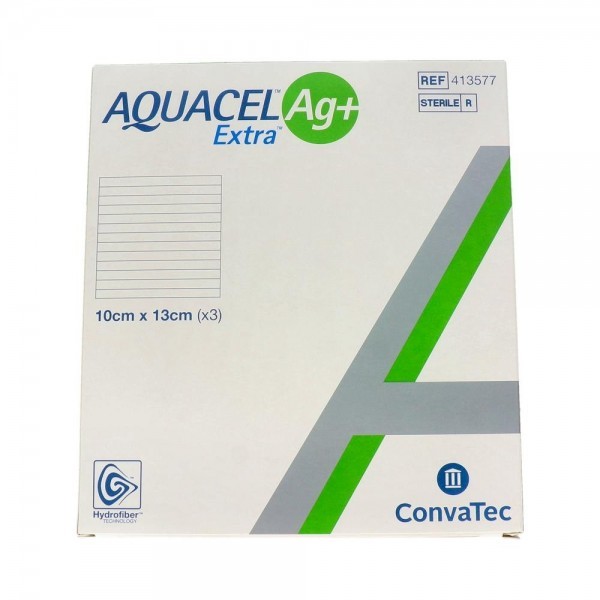 Aquacel Ag+ Extra Hidrofiber 10X13Cm 3Apo