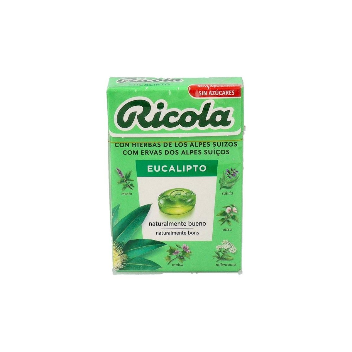 Ricola Caram S/A Eucaliptus 50 G