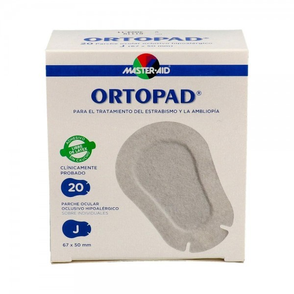 Parche Ortopad Ocular Blanco Junior 20 U