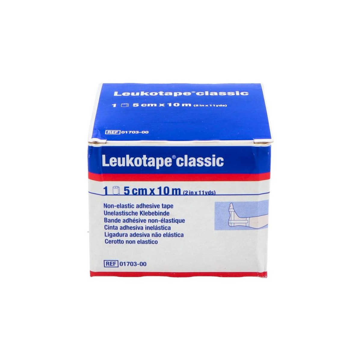Leukotape Cinta Adhesiv 10Mx5 Cm