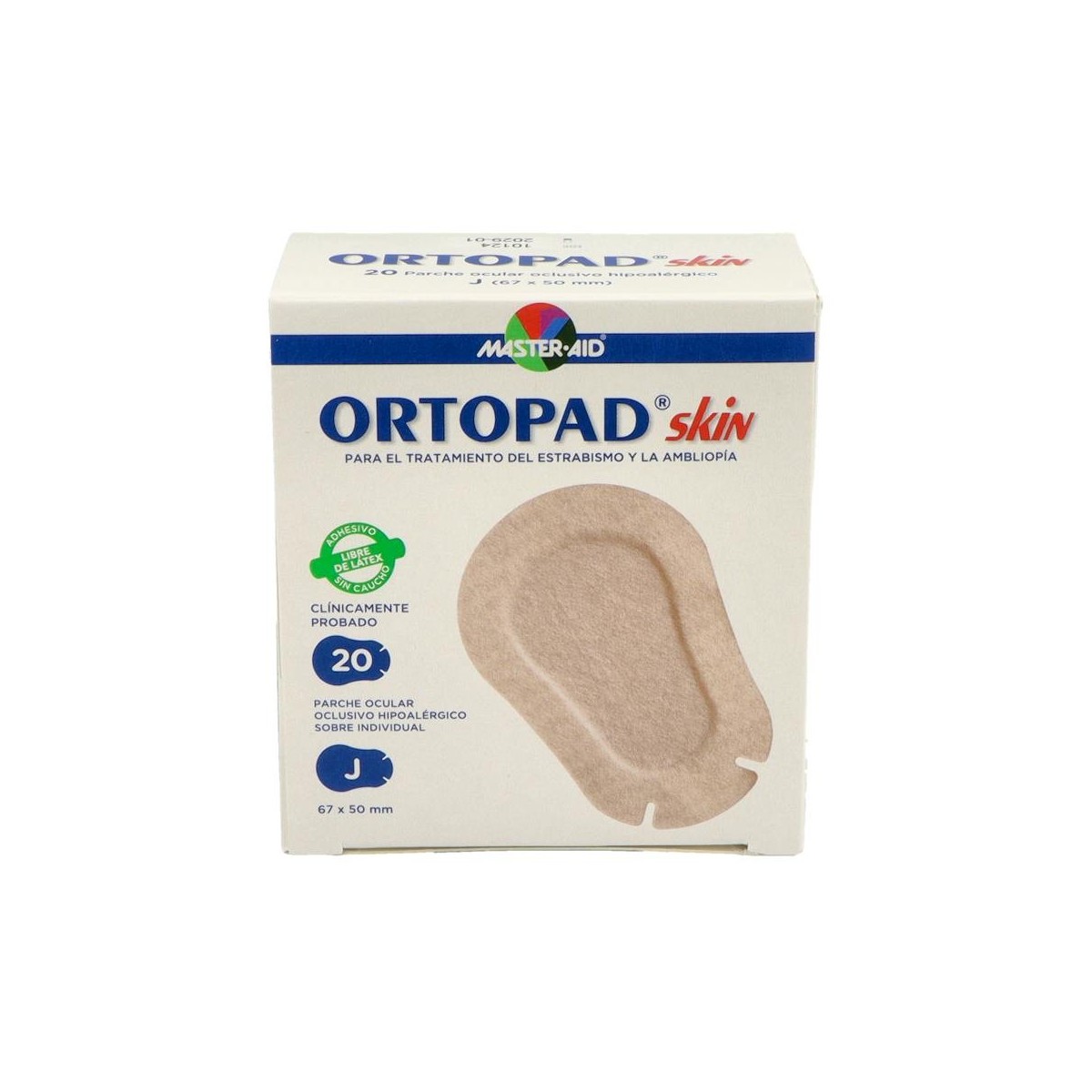 Parche Ortopad Ocular Skin Beig Junior 20 U