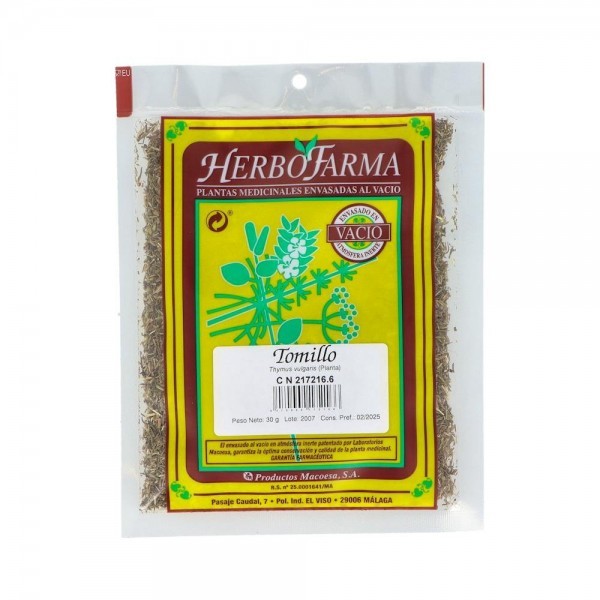 Tomillo Herbofarma Macoesa 20 G