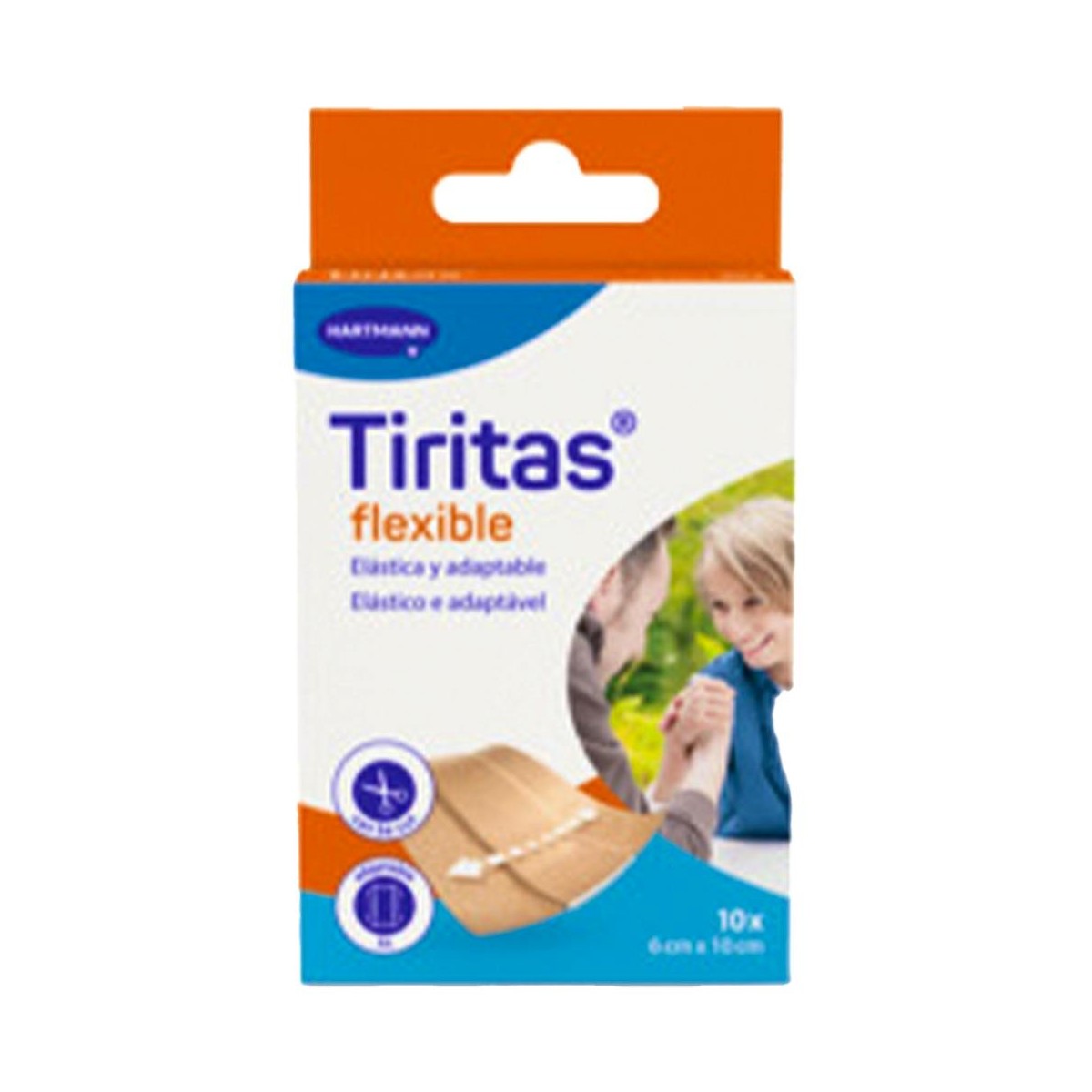 Tiritas Flexible 6x10cm 10 uds