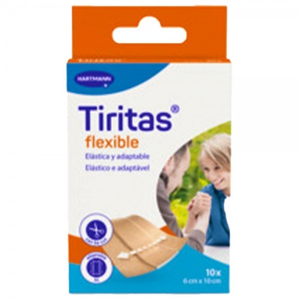 Tiritas Flexible 6x10cm 10 uds