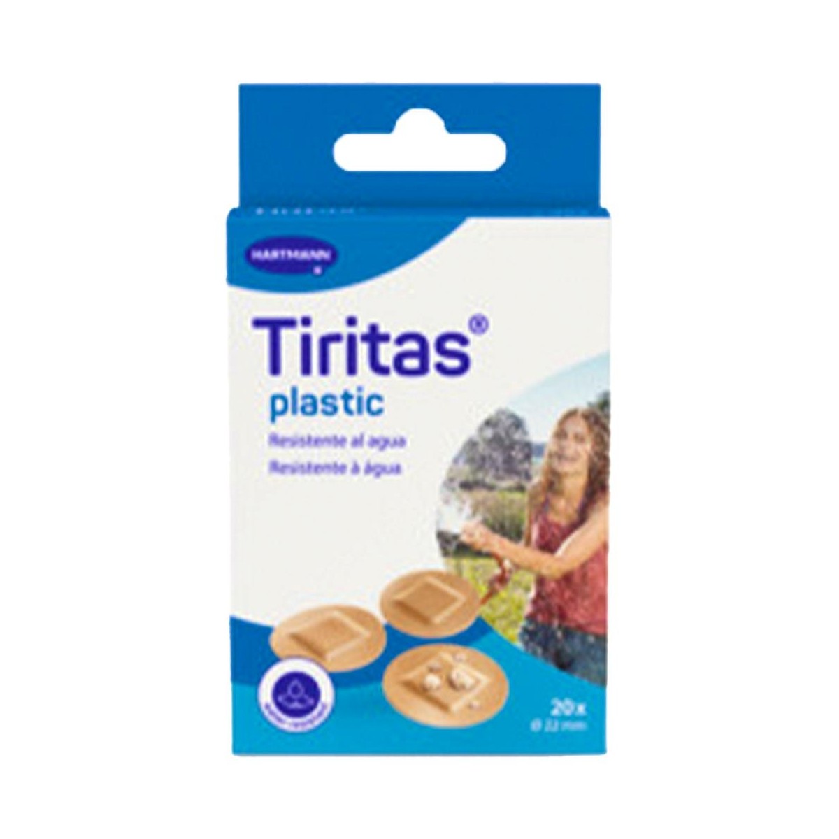 Tiritas Plastic redondas 22mm 20 uds
