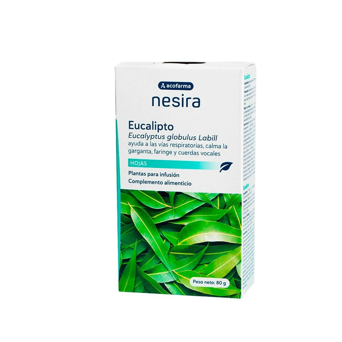 Eucalipto Hojas Acoherbal Caj. 80G