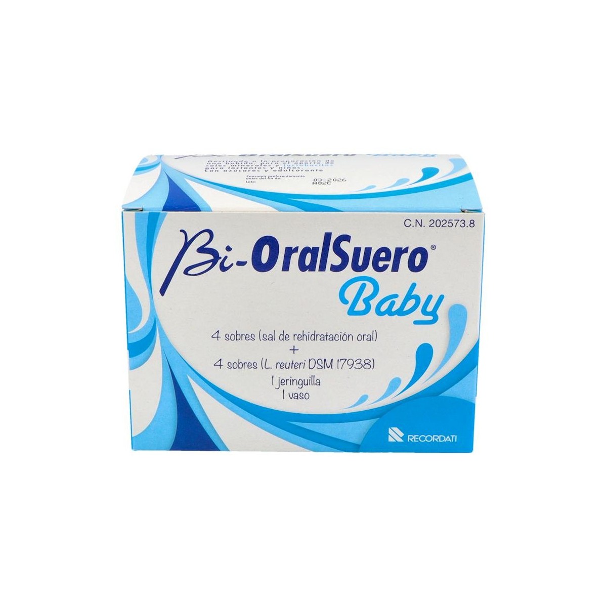 Bioralsuero Baby 4+4 Sobres + Vaso Dosificador...